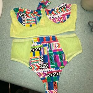🌟SALE⭐️⭐️ NEW HIGH WATESTED SEXY COLORFUL BIKINI